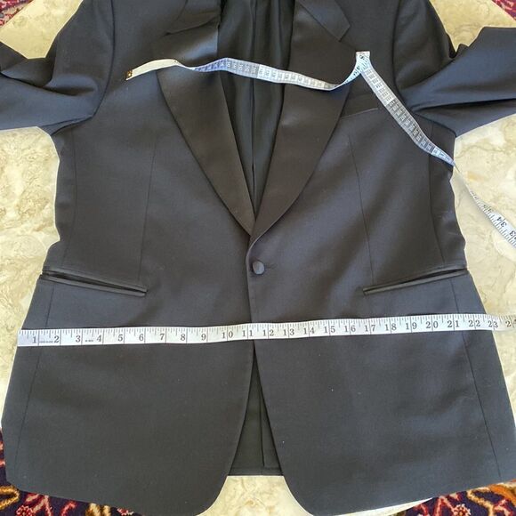 Orsini Collezione 100% Wool Single Breasted Tuxedo Dinner Jacket - Picture 12 of 13